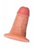Realistic dildo Caliber 14/6 , PVC, flesh,  length 14cm, diameter 6cm